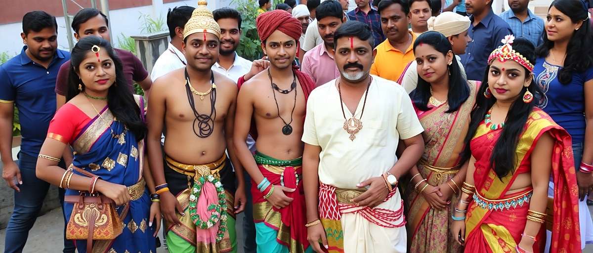 Indian Anise Glory Community Meetup Indian Anise Glory community meetup in Chennai with players dressed as mythological characters